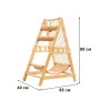 Когтеточка для котов Taotaopets Y0001 85х65х40 см Бежевый (13795-90787)