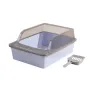 Туалет для кішок з лопаткою Taotaopets 263303 34х26х17 см Blue (13796-90794)