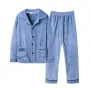 Мужская пижама Lesko CK-215 XL Light Blue (13096-90846)