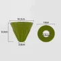 Пуровер для заваривания кофе No Brand GV40 250 мл Green (13701-90849)