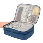Сумка органайзер для зберігання проводів Lesko # 082 27x20x10 см Blue (13907-90891)