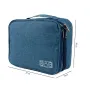 Сумка органайзер для зберігання проводів Lesko # 082 27x20x10 см Blue (13907-90891)