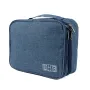 Сумка органайзер для зберігання проводів Lesko # 082 27x20x10 см Blue (13907-90891)