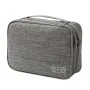 Сумка органайзер для зберігання проводів Lesko # 082 27x20x10 см Gray (13907-90878)