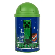Настільний контейнер для сміття YES Minecraft Creeper 2 л Синій (708569)