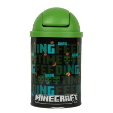 Настільний контейнер для сміття YES Minecraft Time feeding 2 л Чорний (708568)
