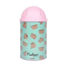 Настільний контейнер для сміття YES Pusheen 2 л М'ятний (708571)