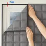 Теплоштора для дверей No Brand Clip-on 1x2.1 м Темно-сірий (hub_o2a7fn)