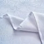 Жакардова скатертина Leeseph 130х180 см Білий (LE003)