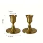 Подсвечники Leeseph 6.5x7 см 2 шт Бронзовый (Mv082)