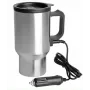 Автомобільний термокухоль із підігрівом No Brand Electric Mug 350 мл Сріблястий (2104619115)