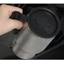 Автомобільний термокухоль із підігрівом No Brand Electric Mug 350 мл Сріблястий (2104619115)