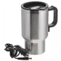 Автомобільний термокухоль із підігрівом No Brand Electric Mug 350 мл Сріблястий (2104619115)