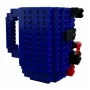 Кружка-конструктор No Brand Build-On Brick Mug 350 мл Синий (2104619135)