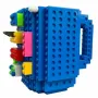 Кухоль-конструктор No Brand Build-On Brick Mug 350 мл Блакитний (2104619136)