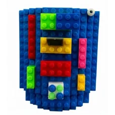 Кухоль-конструктор No Brand Build-On Brick Mug 350 мл Блакитний (2104619136)