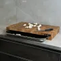 Обробна дошка з гастроємністю Gorillas BBQ 60х40х7. 5 см Коричневий (DS8)
