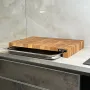 Обробна дошка з гастроємністю Gorillas BBQ 60х40х7. 5 см Коричневий (DS8)