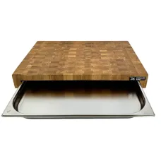 Обробна дошка з гастроємністю Gorillas BBQ 60х40х7. 5 см Коричневий (DS8) Обробна дошка з гастроємністю Gorillas BBQ 60х40х7. 5 см Коричневий (DS8)