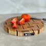 Дошка обробна торцева Gorillas BBQ 30 см Світло-коричневий (DS26)