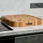 Дошка для нарізки Gorillas BBQ дуб 45х45х6 см Коричневий (DS4)