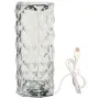 Нічник настільний сенсорний No Brand Crystal Rose RGB Прозорий (2104619151)