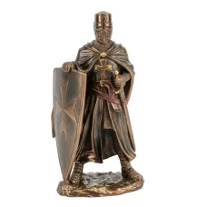 Статуетка колекційна Veronese Стійкий хрестоносець 15.5 см Коричневий (266290) Статуетка колекційна Veronese Стійкий хрестоносець 15.5 см Коричневий (266290)