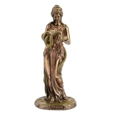 Статуетка колекційна Veronese Чаша Гігеї 15.5 см Коричневий (266305) Статуетка колекційна Veronese Чаша Гігеї 15.5 см Коричневий (266305)