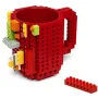 Кухоль-конструктор No Brand Build-On Brick Mug 350 мл Червоний (2104619265)
