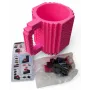 Кружка-конструктор No Brand Build-On Brick Mug 350 мл Розовый (2104619266)