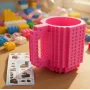 Кружка-конструктор No Brand Build-On Brick Mug 350 мл Розовый (2104619266)
