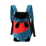 Рюкзак-кенгуру для тварин Lesko A10010-BR M Red Blue (13894-91090)