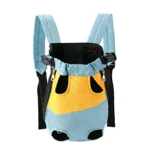 Рюкзак-кенгуру для тварин Lesko A10010-YR Yellow Blue S (13896-91096) Рюкзак-кенгуру для тварин Lesko A10010-YR Yellow Blue S (13896-91096)