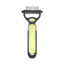Колтуноріз для собак і кішок Taotaopets 04A4413 18x7 см Жовтий (13782-90974)