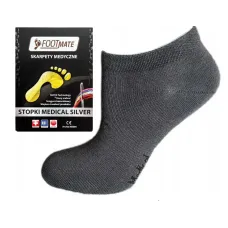 Діабетичні шкарпетки Footmate Medical Silver низькі 39-41 Графітовий (69b6cb1daac1a07d1201d71f)