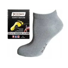 Діабетичні шкарпетки Footmate Medical Silver низькі 36-38 Сірий (69b6de93cf5680c4f20d6a09)