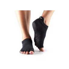Шкарпетки для йоги ToeSox Half Toe Low Rise Grip S 36-38.5 Чорний (841090109101)