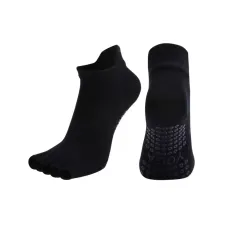 Носки для йоги и пилатеса Amber Grip 35-40 Черный (ar230AGHTblk)
