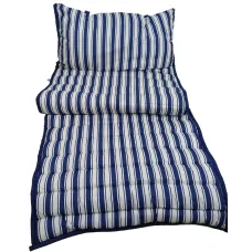 Матрац для шезлонгу supersumka Bolan Home 180х60х1.5 см Синьо-білий (547240169 blue white)