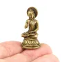 Статуя Kailash Будда в мудре защиты 3.4x1.8x1.7 см Бронзовый (27779)