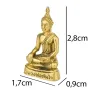 Статуя Kailash Будда в мудре победы 2.8x1.7x0.9 см Бронзовый (23347)