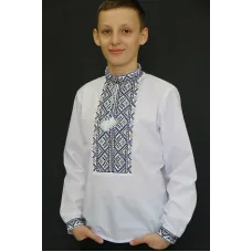 Вишиванка для хлопчика Козачок Ілля Білий 98 см (вхІ-98) Вишиванка для хлопчика Козачок Ілля Білий 98 см (вхІ-98)