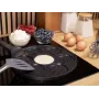 Сковорода для млинців і панкейків Kamille Christmas Pancake 26 см Чорний (4210)