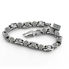 Браслет із ликами Maxi Silver 9516 SE Спаси і збережи 23 см Сріблястий (8951680)