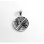 Кулон самурай з медоїдом Maxi Silver 9589 2.6 см Сріблястий (89589)