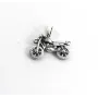 Кулон у вигляді мотоцикла Maxi Silver 9584 3x2 см Сріблястий (89584)