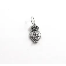 Кулон у вигляді сови Maxi Silver 8418 1.8 см Сріблястий (88418) Кулон у вигляді сови Maxi Silver 8418 1.8 см Сріблястий (88418)