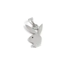 Підвіс плейбой Maxi Silver 5291 2.5 см Сріблястий (85291)