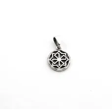 Двосторонній кулон оберіг молвинець Maxi Silver 9593 1.3 см Сріблястий (89593)