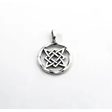 Кулон оберіг квадрат сварога Maxi Silver 9592 2.7 см Сріблястий (89592)